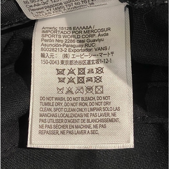 Vans Off The Wall Black And White Bucket Hat Skater Hat - Picture 13 of 15